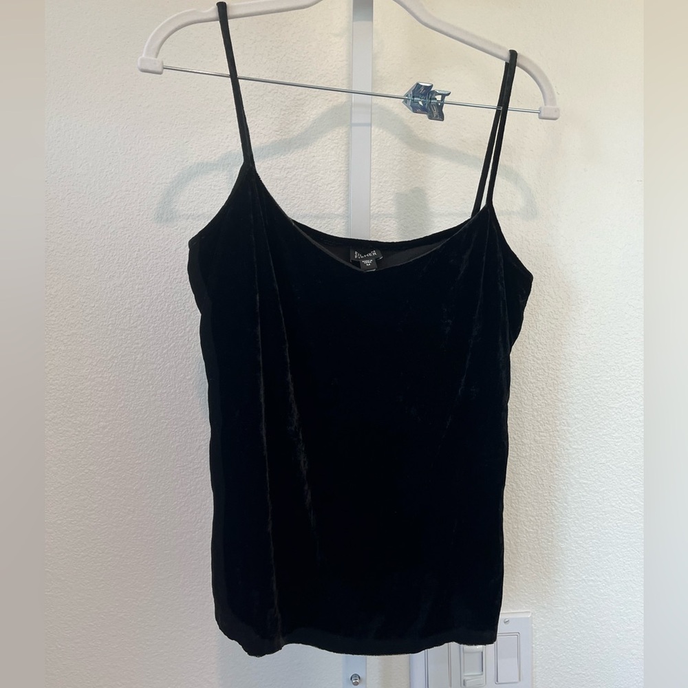 Eileen Fisher Black Velvet Camisole